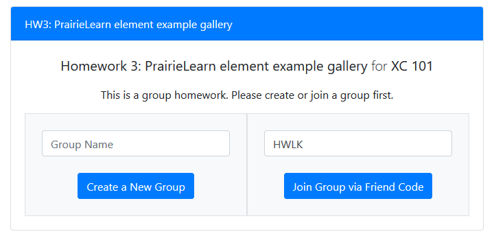 Student perspective for joining a group