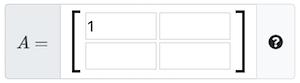 Screenshot of the pl-matrix-component-input element