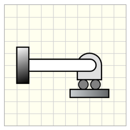 A clamped end element in ZJUI-Learn